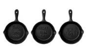 Cast Iron Mini Skillet / Spoon rest Duck Commander All New 3 Piece Set