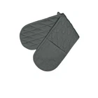 Manhattan Charcoal Cotton Double Oven Mitt Rans