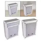 Locking Wall Mounted Mailbox Rustproof Mailbox with Key Lock for Home Letter