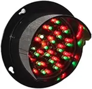 LED Traffic Signal,Traffic Light Decoration,Red/green Color Stop Light,DC12V,DC24V,100mm(4 Inches) Traffic Light,PC Housing Waterproof Industrial Led Traffic Stop Light For Garage,(Size:Model 100 24v)