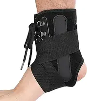 Lace up Ankle Brace - Adjustable Ankle Support Compression Wrap,Breathable Sports Gear for Sprained Injury Recovery, Basketball, Tennis, Running