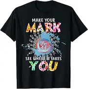 [X.Style] Funny Dot Day 2022 Make Your Mark Teachers Students Kids ds479 T-Shirt (M) Black