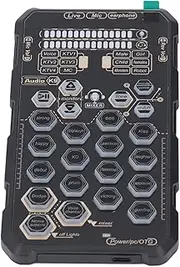 Handheld Live Sound Card, Mini Voice Changer with Multiple Sound Effects, Portable Gaming Live Sound Card for Live Streaming, Recording, Chatting