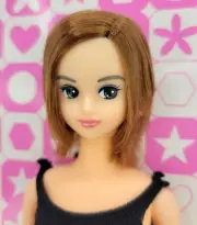 Takara Tomy Kisara Doll Short RedBrown Hair Excellent Condition