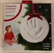Pearhead Babyprints Baby’s First Christmas Handprint Footprint Holiday Ornament