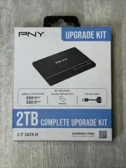 New PNY 2.5" CS900 2TB SATA III SSD SSD7CS900-2TBKIT-RB Upgrade Kit