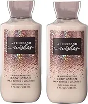 [Bath & Body Works] 2 Pack A Thousand Wishes Super Smooth Body Lotion 8 Oz