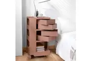 ArtissIn Storage Trolley Bedside Table 5 Tier Cart Boby Replica Pink