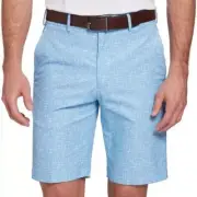 Walter Hagen Perfect 11 Golf Club Grip Print Daybreak Blue Performance Shorts