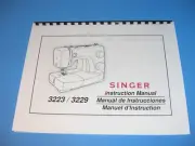 Singer 3223 / 3229 Sewing Machine Instruction Manual - Printed