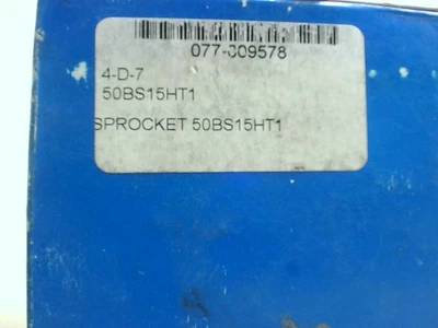 Martin 50BS15HT 1 Sprocket 15 Hardened Teeth 5/8" Pitch 1" Keye - Factory Sealed