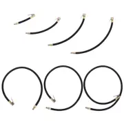 10/20/30/40/60/80cm Car Air Hose Self-Locking Tire Air Chuck for w/ Rubber Hose