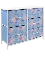 Sorbus Tie-Dye Dresser With 5 Drawers