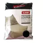 Life! Coastal Lounge Bean Bag Cover Black Corduroy Brand New in Bag