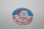 Bob Dole 1996 Presidential Campaign button pin 2.25" Help Kentucky Beat Doldrums