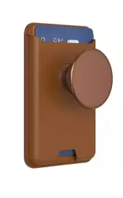 PopSockets Plant Leather PopWallet+ PopGrip Cell Phone Grip and Stand MagSafe