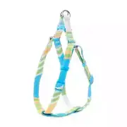 Youly the Champion Step In Dog Harness MEDIUM Chest 18-30 Multi Color Blue Green