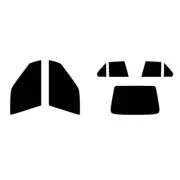 For Renault 19 5-door Hatchback 1988-97 Full Pre Cut Window Tint Kit Car Film