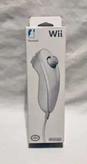 Nintendo Wii Nunchuck White OEM Brand new Factory Sealed
