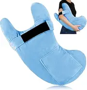 TrelaCo Rotator Cuff Pillow Pain Relief Pillow for Shoulder Adjustable Shoulder Pillow for Shoulder Arm Pressure Relief (Blue)