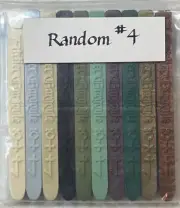 Atelier Gargoyle Flexible Sealing Wax NOS – RANDOM #4 PASTELS/LIGHT - 10 STICKS