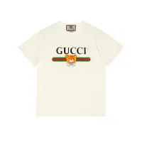 在飛比找蝦皮購物優惠-古馳 Gucci BEAR LOGO T 恤高品質