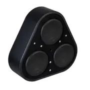 Vibe Audio Blackair Wheel Well Triple 8" Passive Radiator Sub Enclosure (400W) - BLACKAIRP8-V6