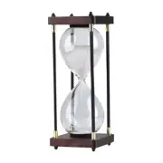 60 Minutes Hourglass Timer Sand Clock Timer Hourglass Timer Colorful Sand Black