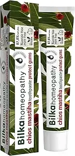 Bilka Homeopathy Chios Mastiha Toothpaste, Natural Gum Protection Toothpaste, Fluoride-Free, Menthol Free, Sugar-Free, 1 x 75 ml