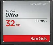 Sandisk Ultra Compact Flash Memory Card - 32 GB 50 MB/s (SDCFHS-032G-G46)