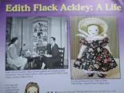 10p Edith Flack Ackley Doll History Article w/ Little Girl Doll Pattern / Burley