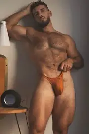 [L440] Male Model Showing Off Body Fine Art Hunky Physique MATTE OR GLOSS OPTION
