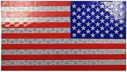 [YOYUMI] Tactical Morale Patches Infrared Reflective Ir American Flag Hook and Loop Patch Tactical Patch
