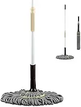 BOOMJOY Twist Mop - Hand Push Spin Mop for Easy & Efficient Floor Cleaning
