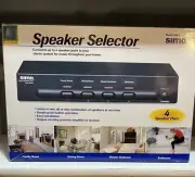 Sima Speaker Selector Model SSW-4 Pairs 4 Speakers New In Box