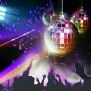 10 cm Mirror Ball with Battery Operated Spin Rotating Motor Disco Stage