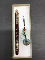 Vintage Korea Pen and Pendant Set Bride & Groom’s Wedding Attire Crane Design