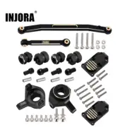 INJORA Knuckle,Diff Cover,Steering Rod Tie Link,Wheel Hex for 1/24 Axial SCX24