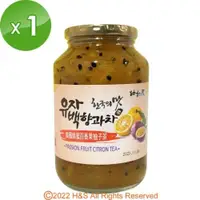 在飛比找ETMall東森購物網優惠-《柚和美》韓國蜂蜜百香果柚子茶沖泡果醬(1kg/罐)