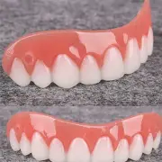 Silicone Simulated Teeth Veneer Smile Simulation Flex Denture Veneer Cosmeti DSO