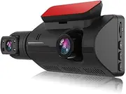 1440P Dvr Dash Camera Front & Nside Dual Camera Car Dashcam 3.5 NCH Ps Screen Driving Recorder 170° Wide Angle with Night Vision G-Sensor Parking Loop Black Not Support WiFi