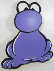 Custom 19" Wood Wall POP Art Purple Grape NERDS Candy Mascot Hanging Cut-Out