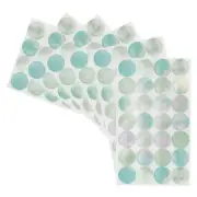 Hole Reinforcement Stickers 560pcs for Loose-Leaf Paper Binder Green