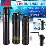 350 Gallon Aquarium Filter 18W w/ UV Sterilizer Light Clarifier Fish Tank Pump