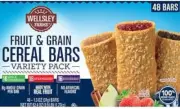 Wellsley Farms Fruit & Grain Cereal Bars Variety Pack, 48 ct.