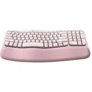 Logitech Wave Keys Wireless Ergonomic Keyboard (Rose)