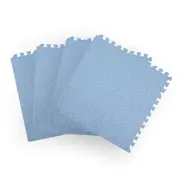 Bopeep EVA Foam Kids Play Mat Floor Kid Crawling Interlocking Home Blue 60x60
