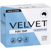 Velvet Bar Soap Pure 4 pack