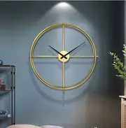 Handmade Large Wall Clock 91 cm Metal Gold Wall Clock French Provincial