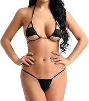 [Generic] Micro Bikini Extreme, Microkini Micro String Bikini Sets for Women Microbikini Tiny Mini Bikini